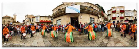 Comprar fotografía Festas de Galicia Boi de Allariz Banda de Tambores Decoración