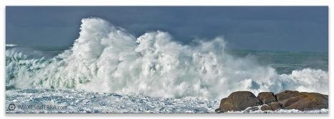 Ondas de Muxía, Comprar fotografía de Galicia Muxía Temporal Paisaxe Horizonte Mar Decoración natureza